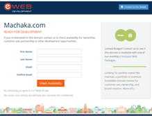 Tablet Screenshot of machaka.com